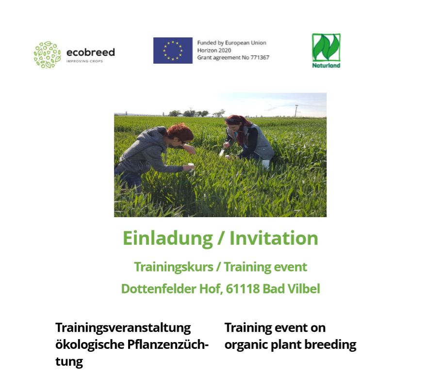Training event for farmers and students in Germany